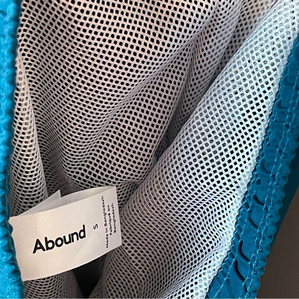 Abound Men’s Swim Trunks Teal Gloss Small - Picture 3 of 6